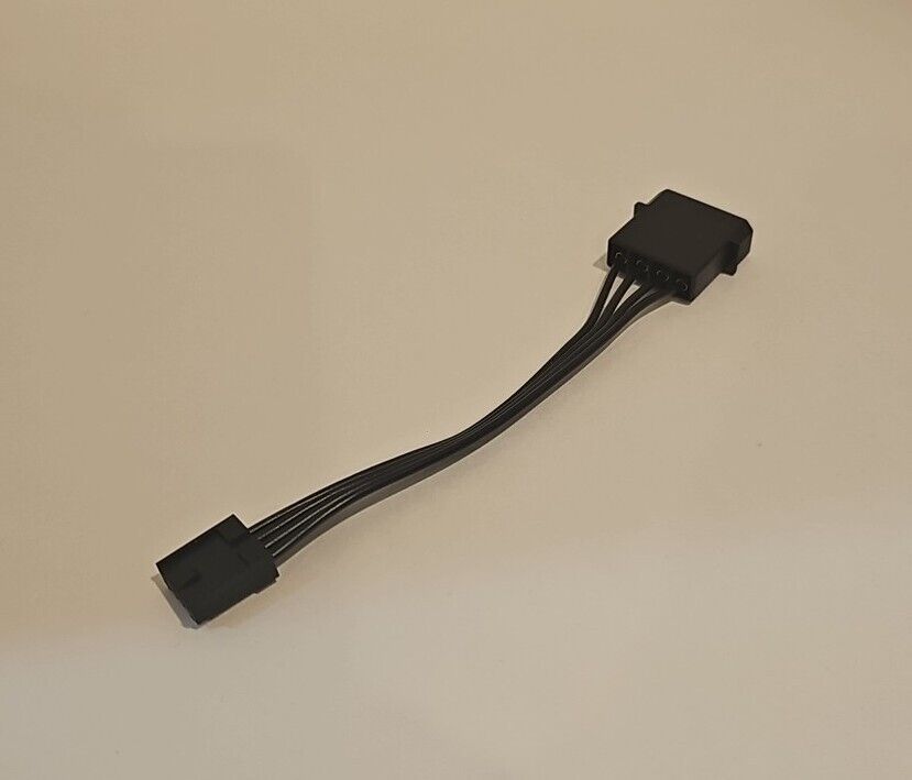 Gigabyte 4 pin Male Power Cable to 4 pin plug-in cards. WST P4-A00202