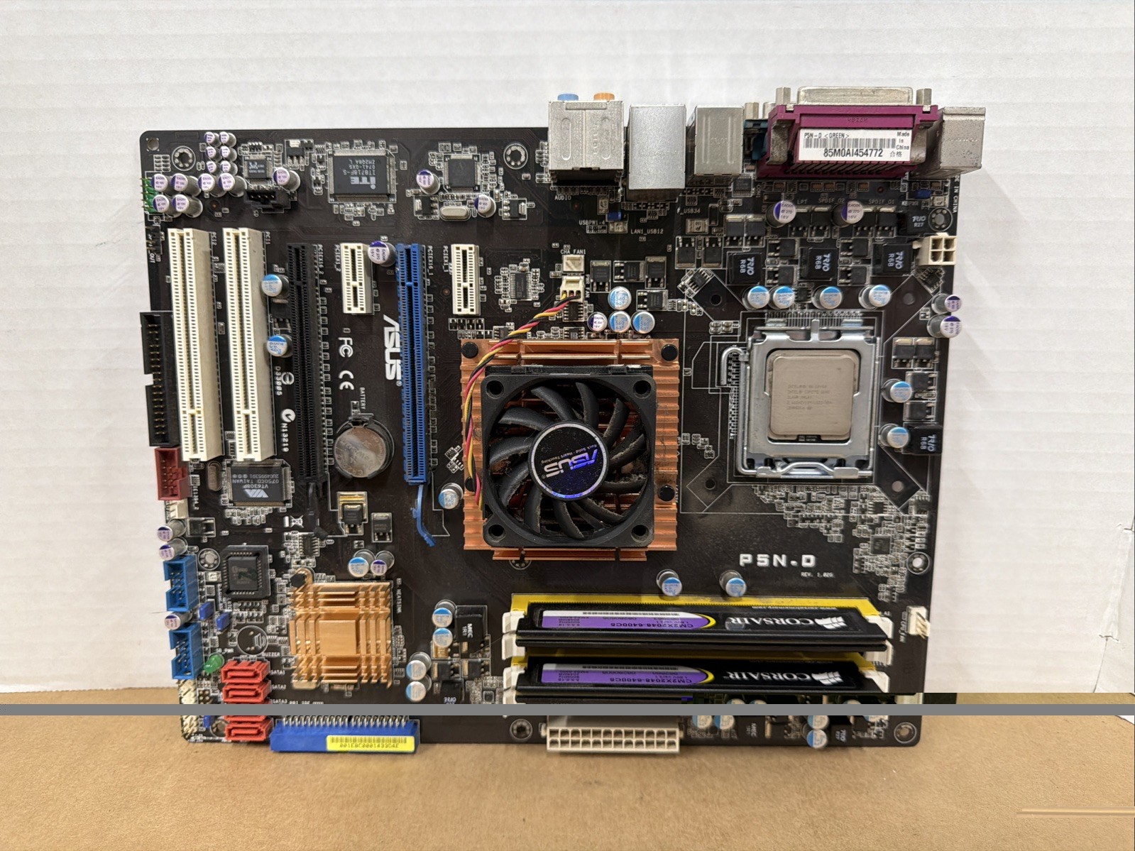 ASUS P5N-D LGA775 Motherboard Intel Core 2 Quad Q9450 4GB DDR2 Combo