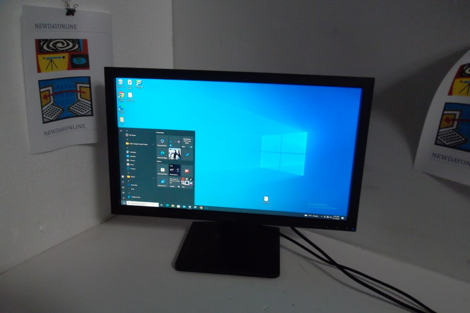 ViewSonic VA2252Sm 22" LED Monitor w/Speakers Full HD 1080p DP VGA DVI VS16197