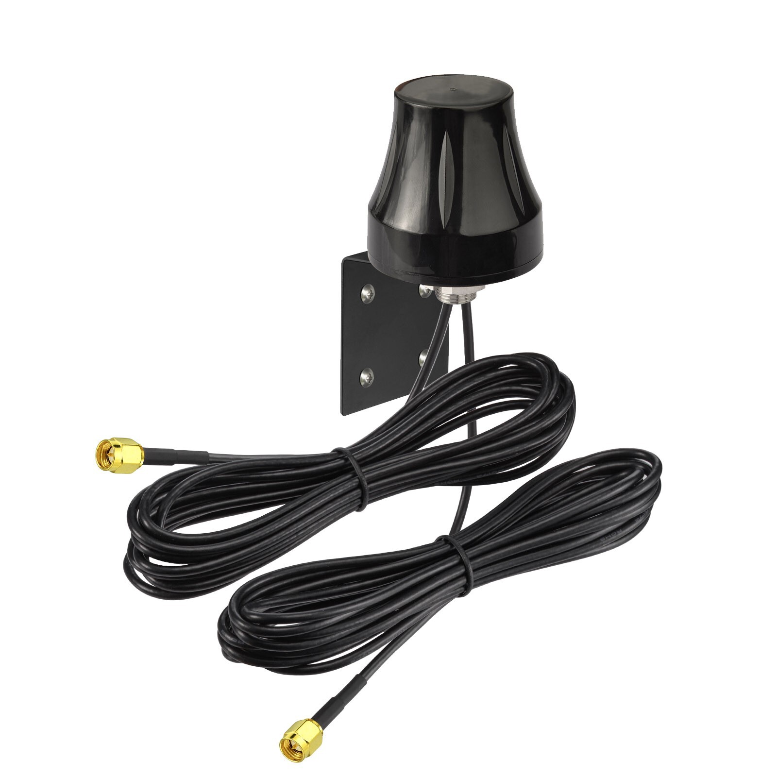 Bingfu 4G LTE Outdoor MIMO Antenna 5dBi Dual SMA 3M Cable Wall Mount Waterproof