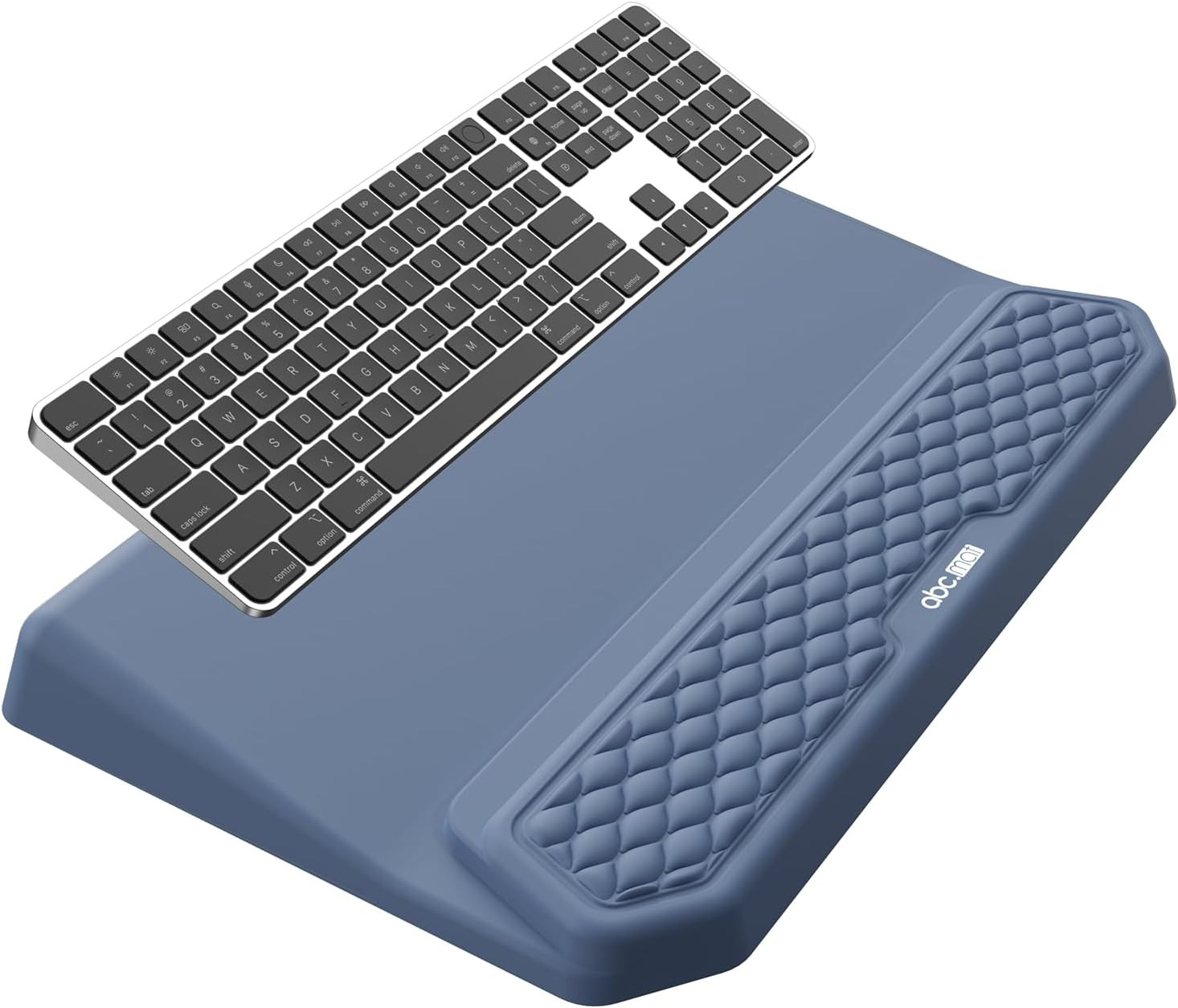 2-In-1 Ergonomic Keyboard Stand with Wrist Rest, Blue
