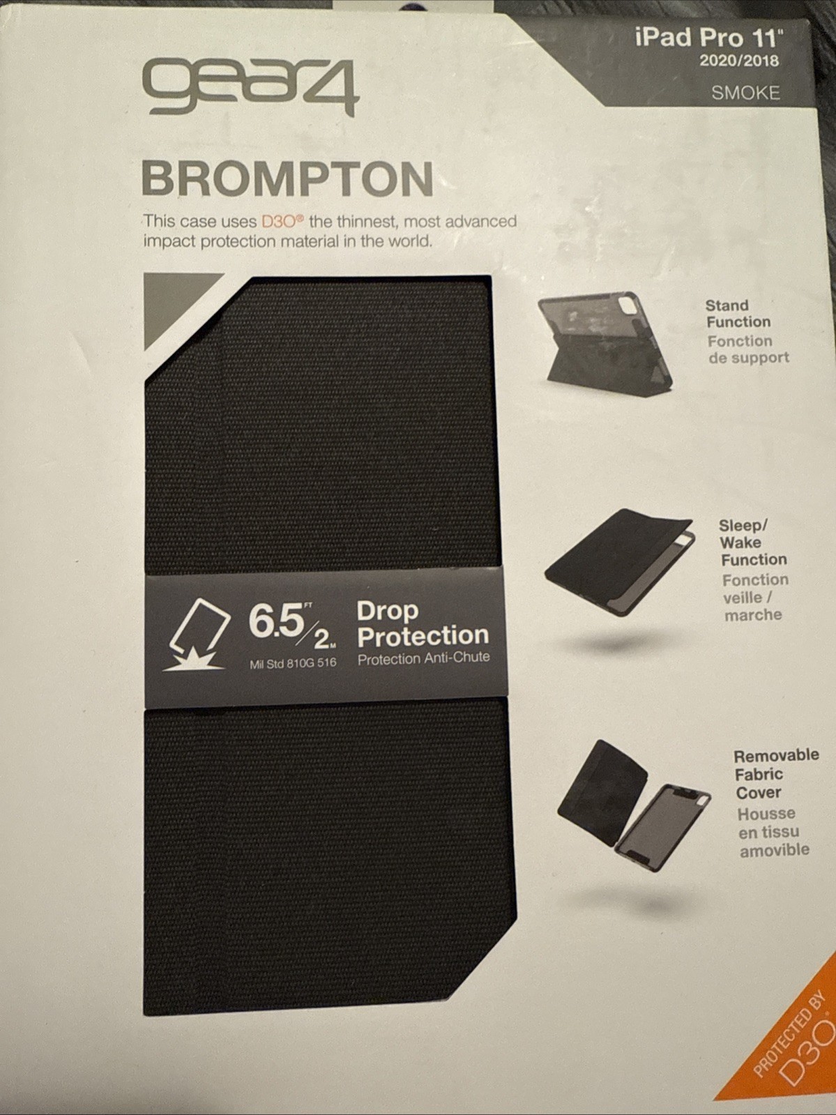 Gear4 Brompton Folding Case for Samsung Tab A8.4  With 6.5 Drop Protection- NEW