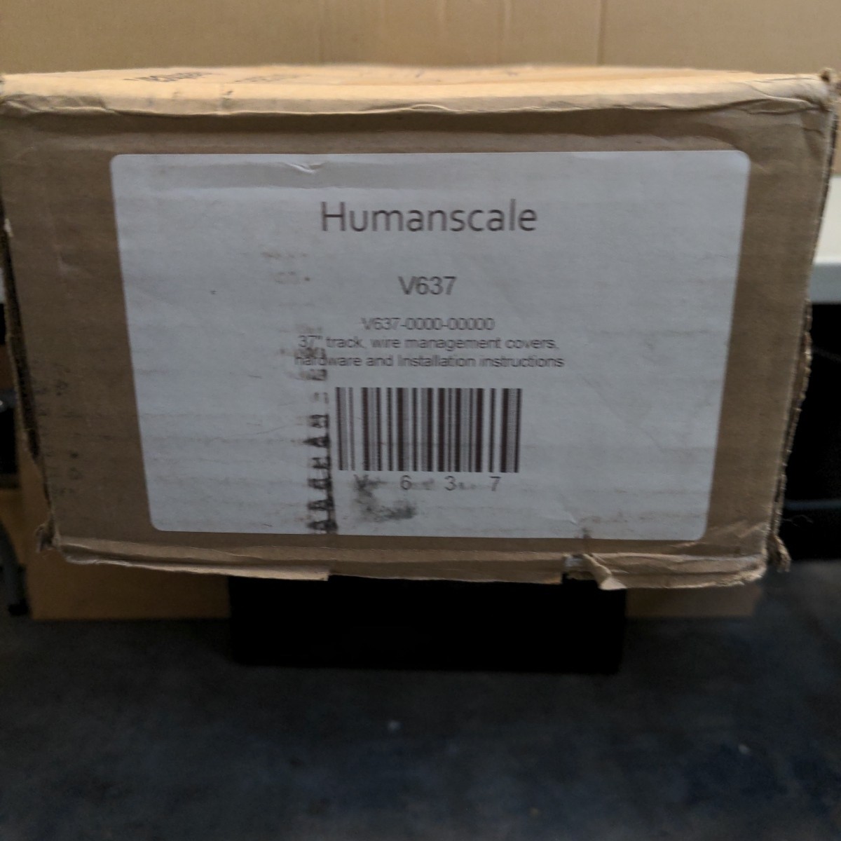 Humanscale 37in Track with Mounting Hardware V637 for V6 Viewpoint Wall Station
