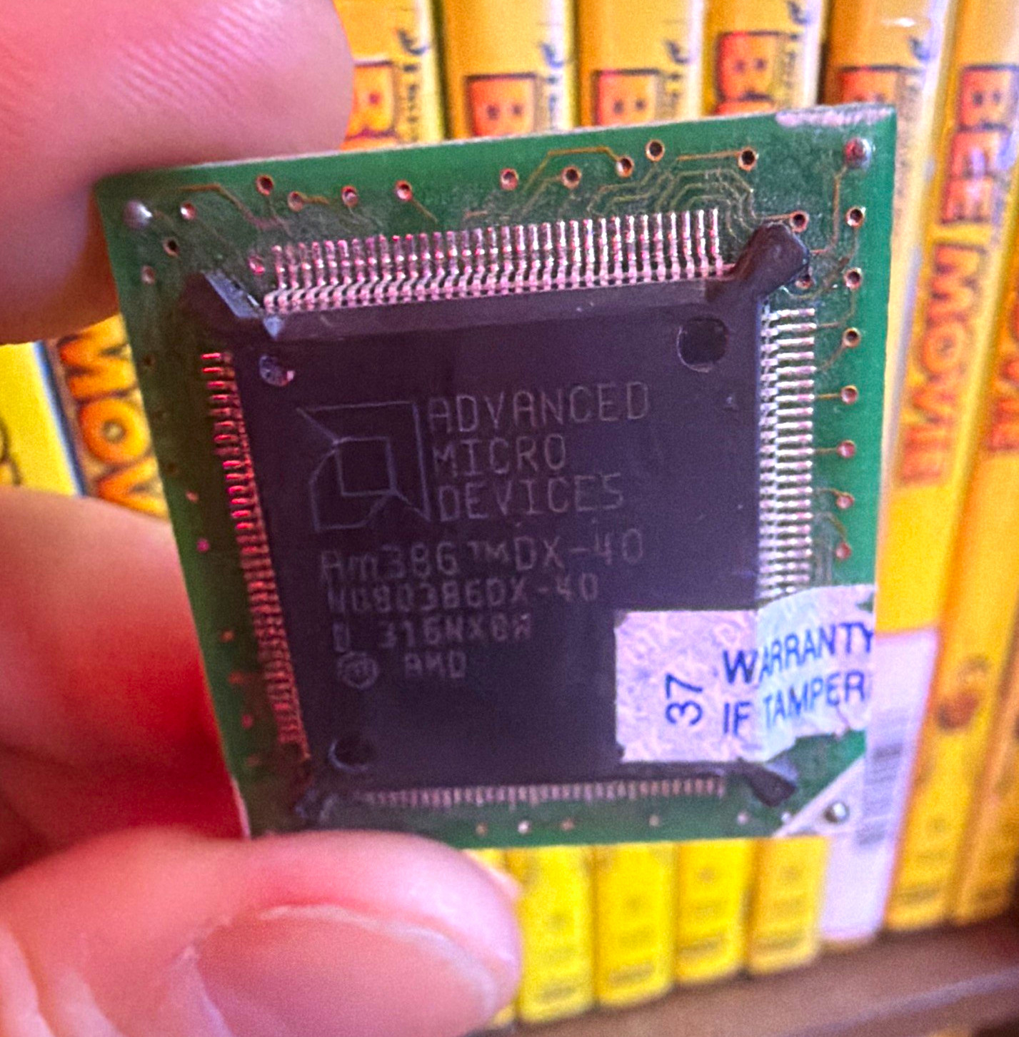 AMD Am486DX2-40 40MHz 1-Core CPU 40MHz Bus Speed Socket 3 80486
