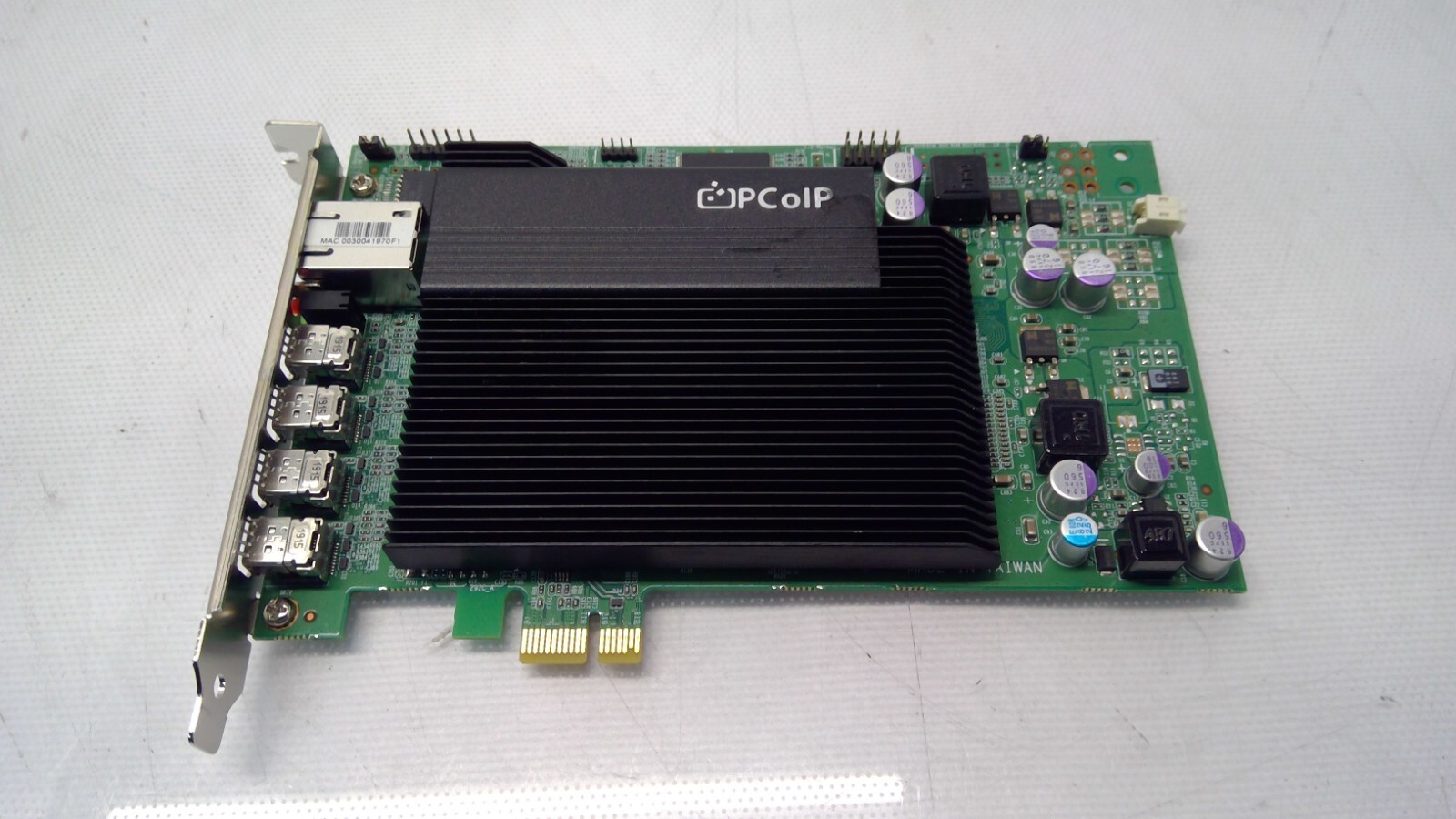 Dell 0WCWRN TERADICI 4x Mini DP PCoIP PCIe x1 TERA2240 Remote Access Host Card