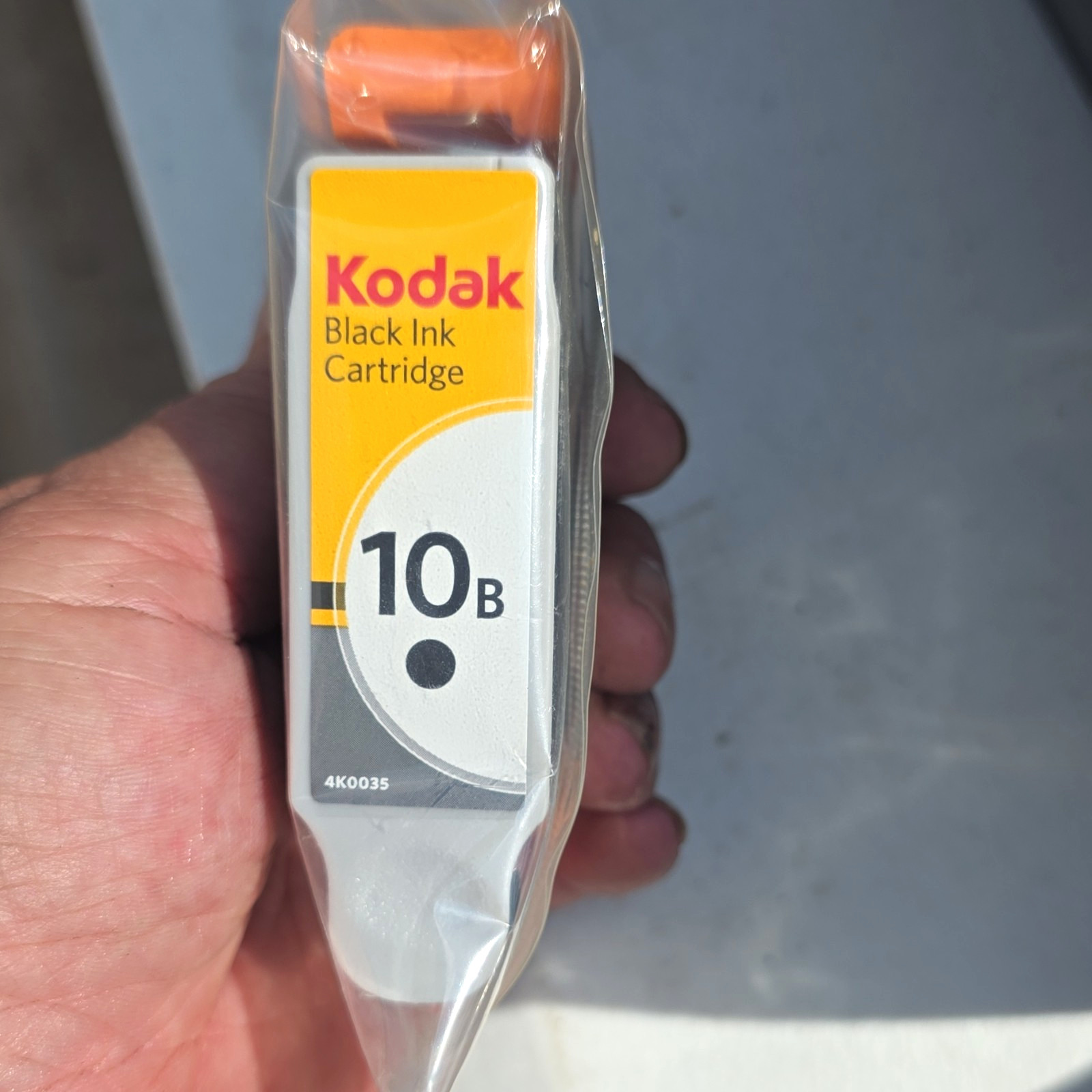Kodak 10B BK Black Genuine/Original Inkjet Ink Cartridge for Kodak