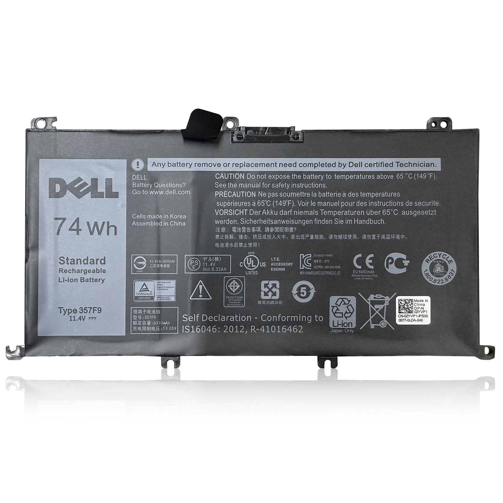 Genuine OEM 357F9 Battery for Dell Inspiron 15 5576 5577 7566 7567 7557 7559 US