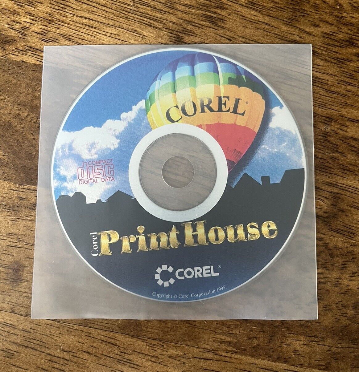 BRAND NEW Vintage Corel Print House Windows 95 CD Rom Disc