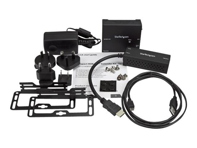 StarTechcom HDBaseT Extender Kit with Kompakt Transmitter ST121HDBTDK