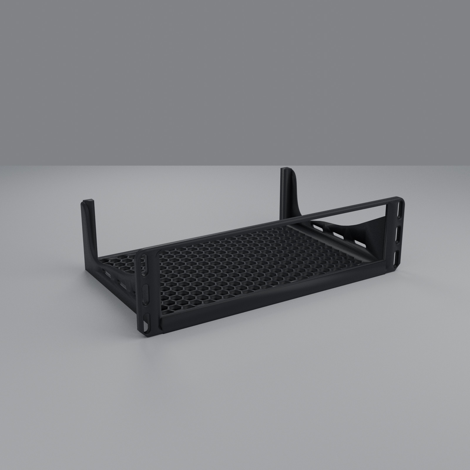 Universal 10 Inch Rack Shelf 1.5U Deep Vented | GeeekPi DeskPi homelab PETG