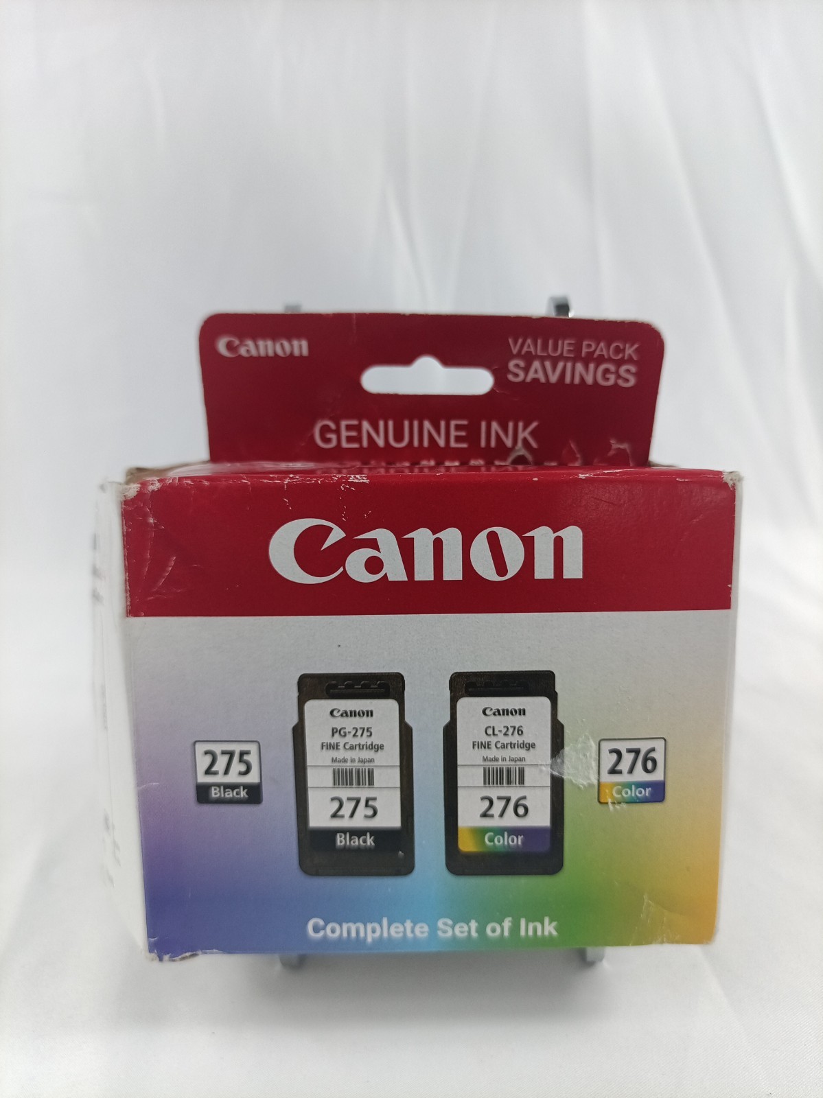Genuine Canon PG-275 Black CL-276 Color Ink Cartridges New Open Box Sealed