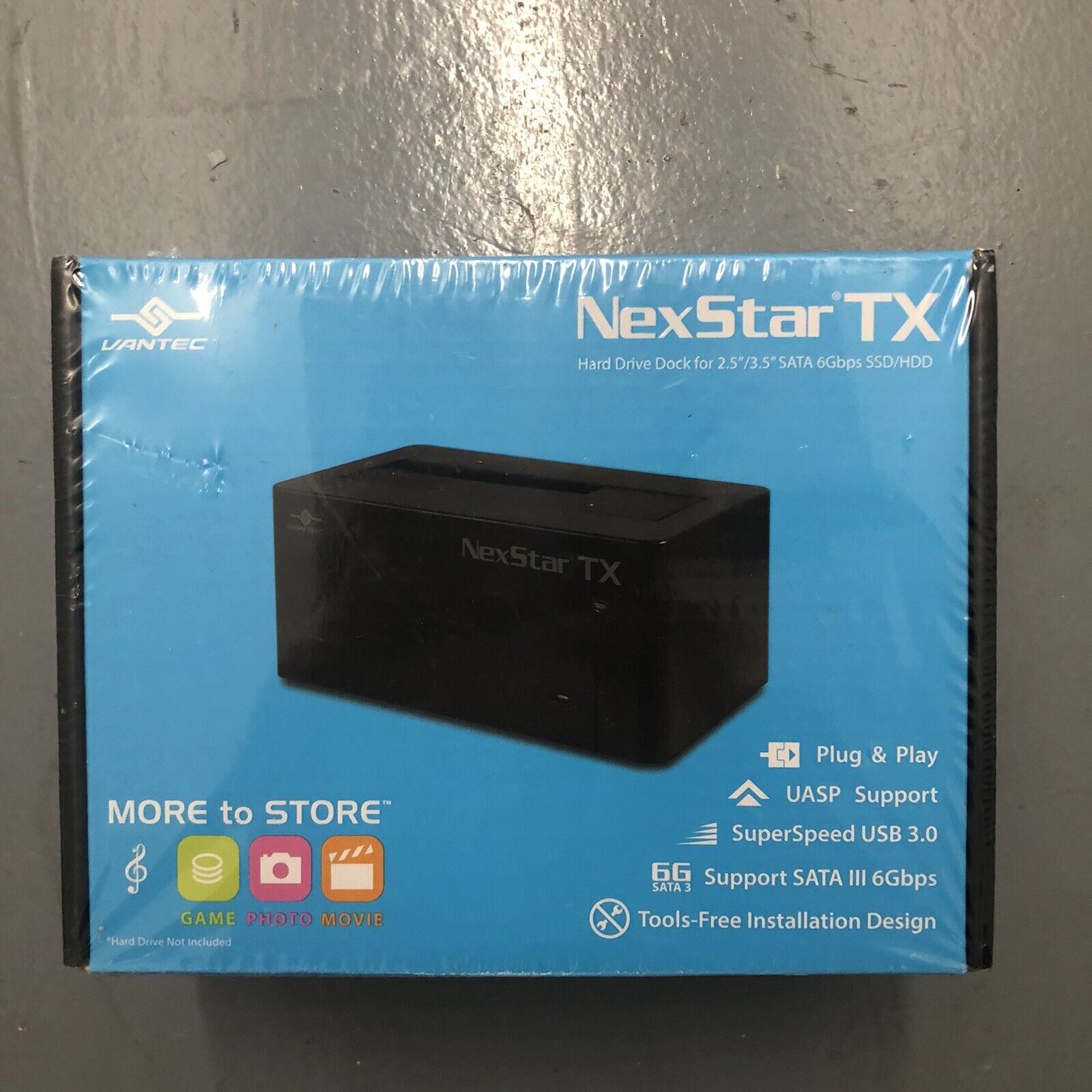 Vantec NexStar® TX USB 3.0 Hard Drive Dock NEW Plastic Wrap