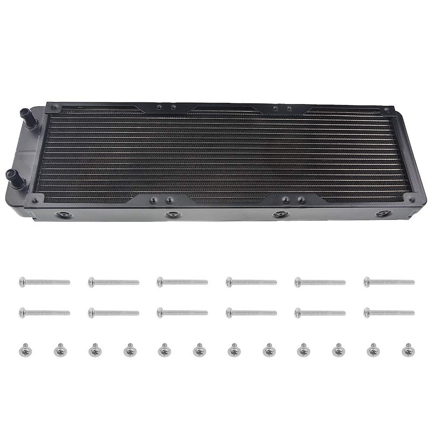 18 Pipe Aluminum Heat Exchanger Radiator for PC CPU CO2 Laser Water Cool Syst...