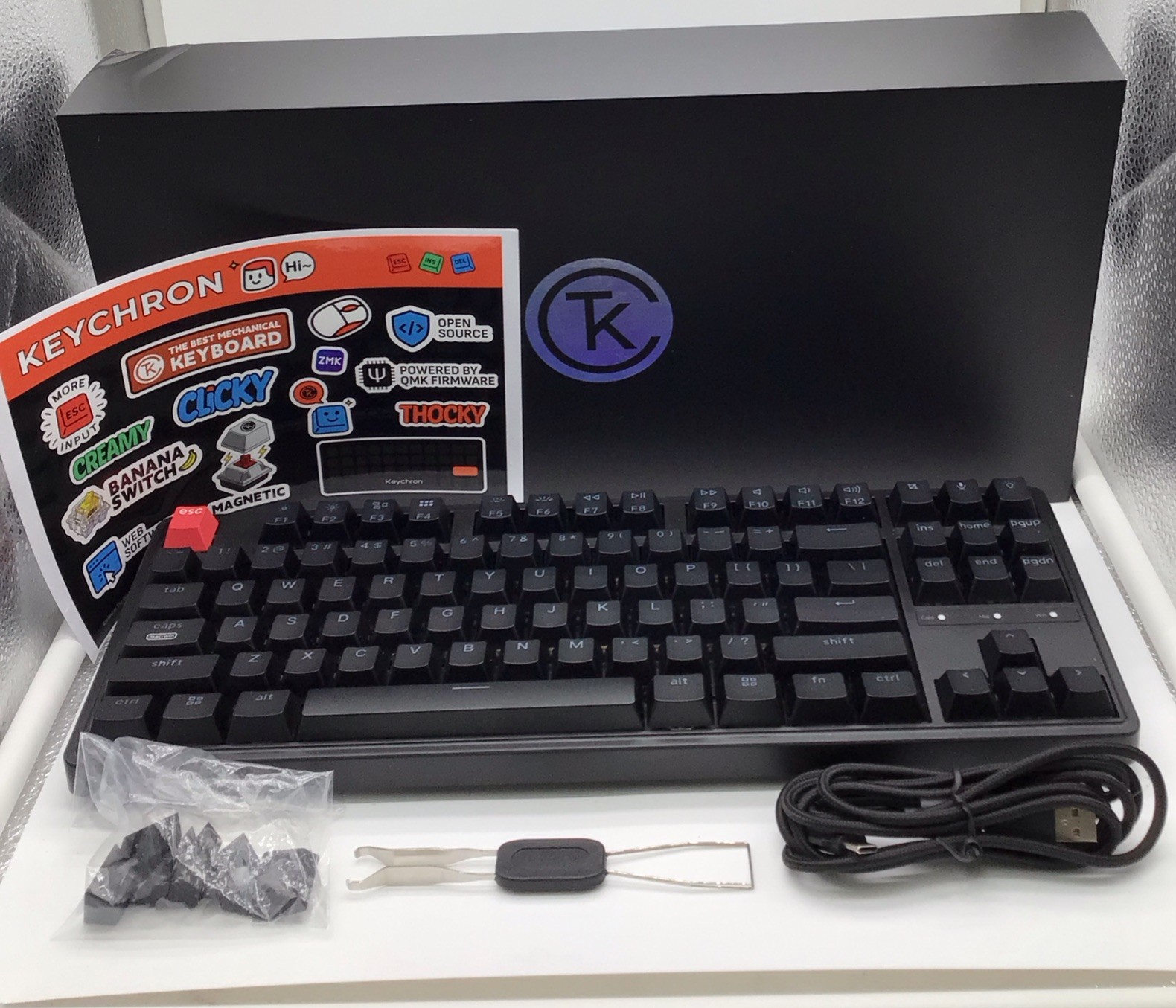 Keychron C3 Pro 8K Mechanical Wired Keyboard Black