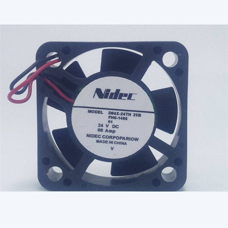 1PCS Nidec D04X-24TH 25B 4010 24V 0.08A Copier Cooling Fan