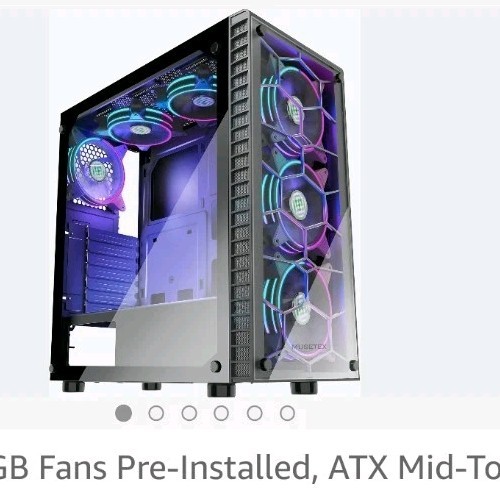 MUSETEX BLK G05S6 PC CASE NEW