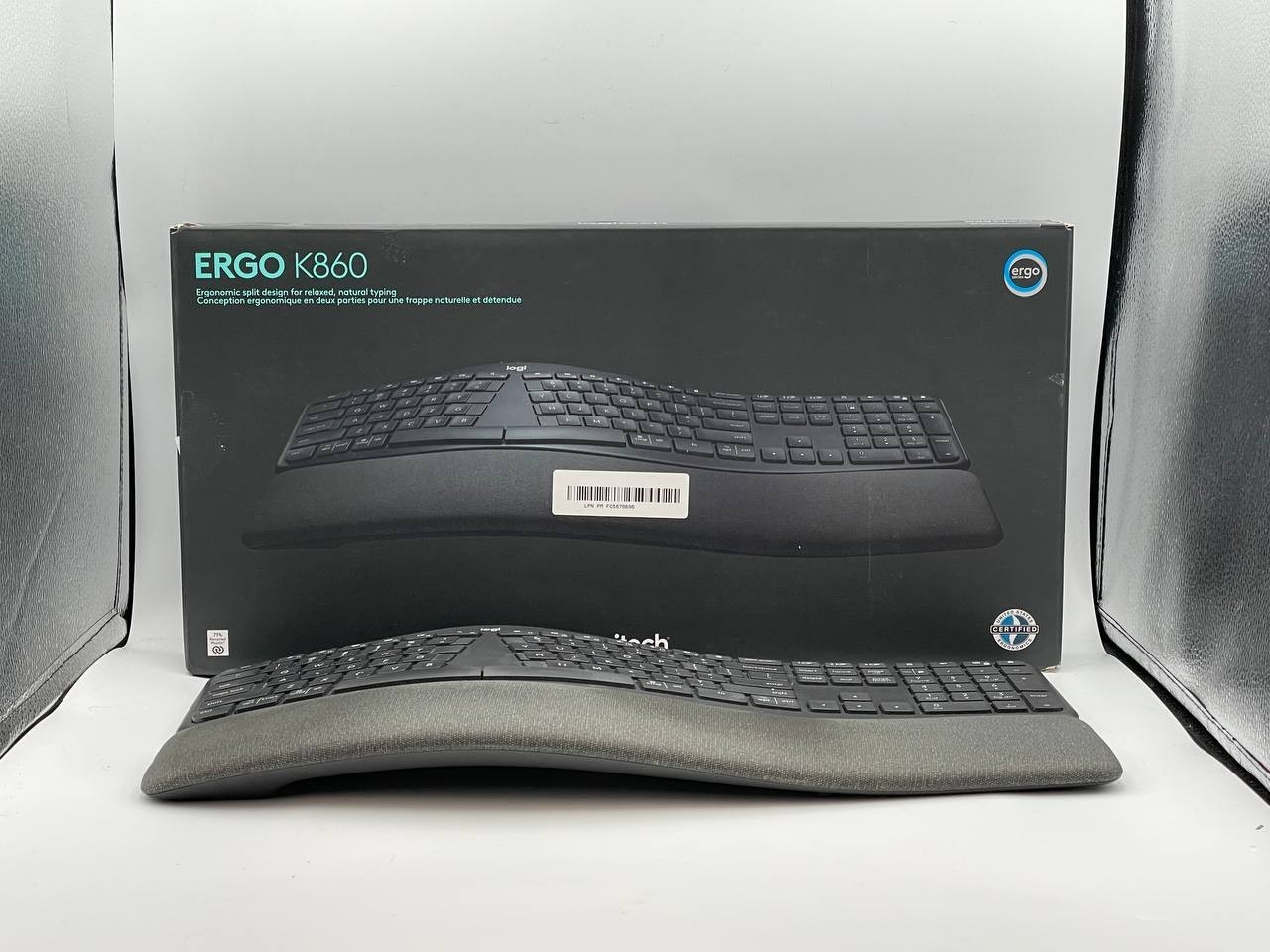 Logitech ERGO K860 Wireless Keyboard - Black