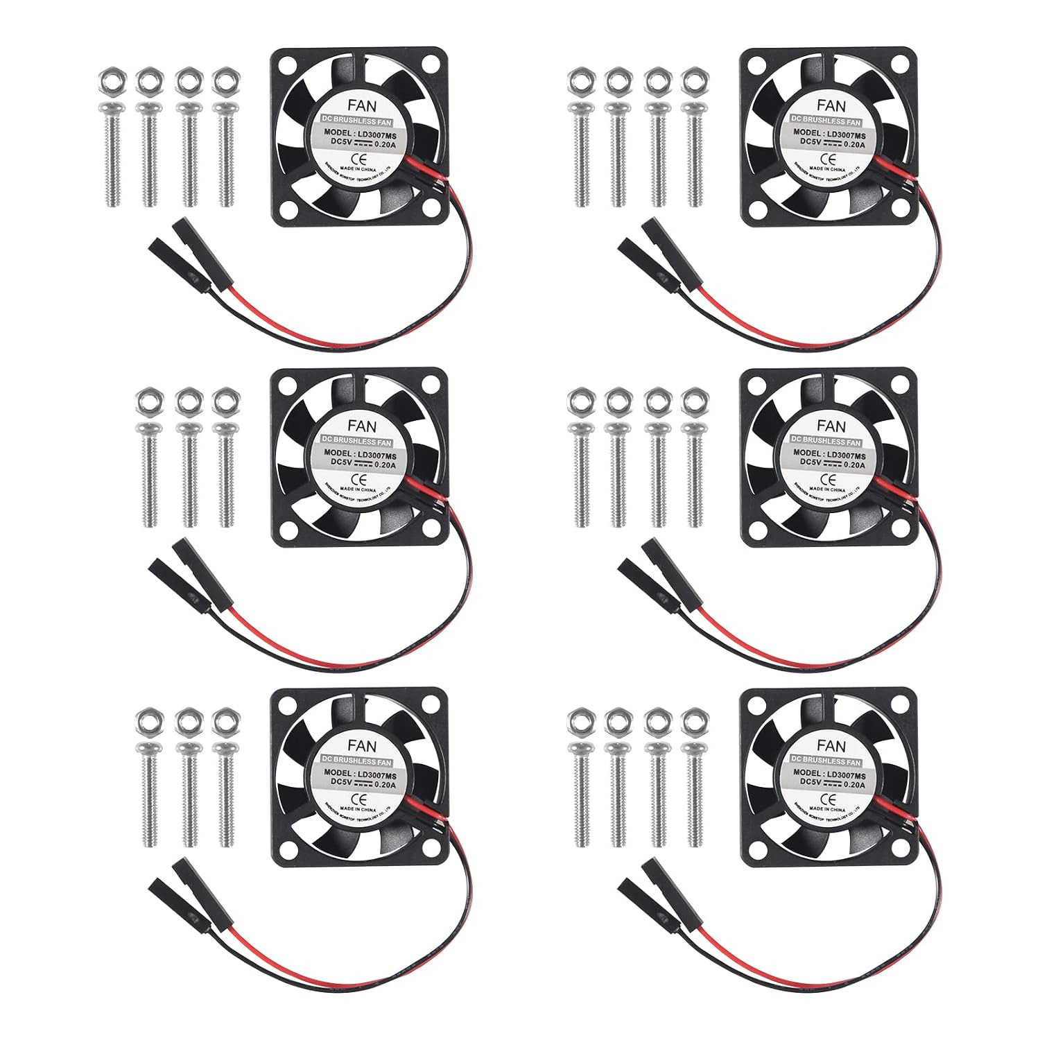 For Raspberry Pi Fan 30Mm Cooling Brushless CPU Fan 5V 3.3V DC Quiet Fan