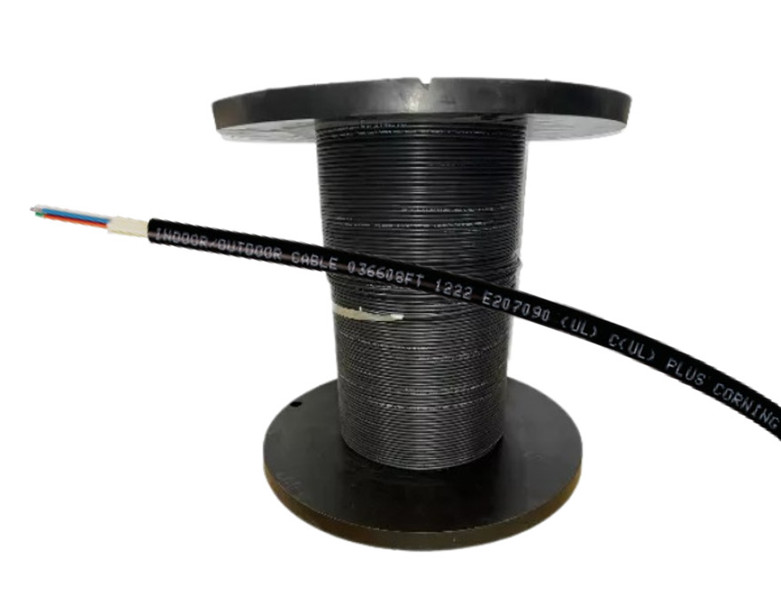 12 Strand Indoor/Outdoor OM4 50/125 Multimode Fiber Optic Cable Plenum - 1000 ft
