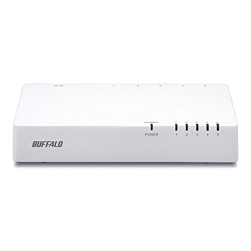 Buffalo BUFFALO 10/100Mbps compatible plastic casing built-in power supply