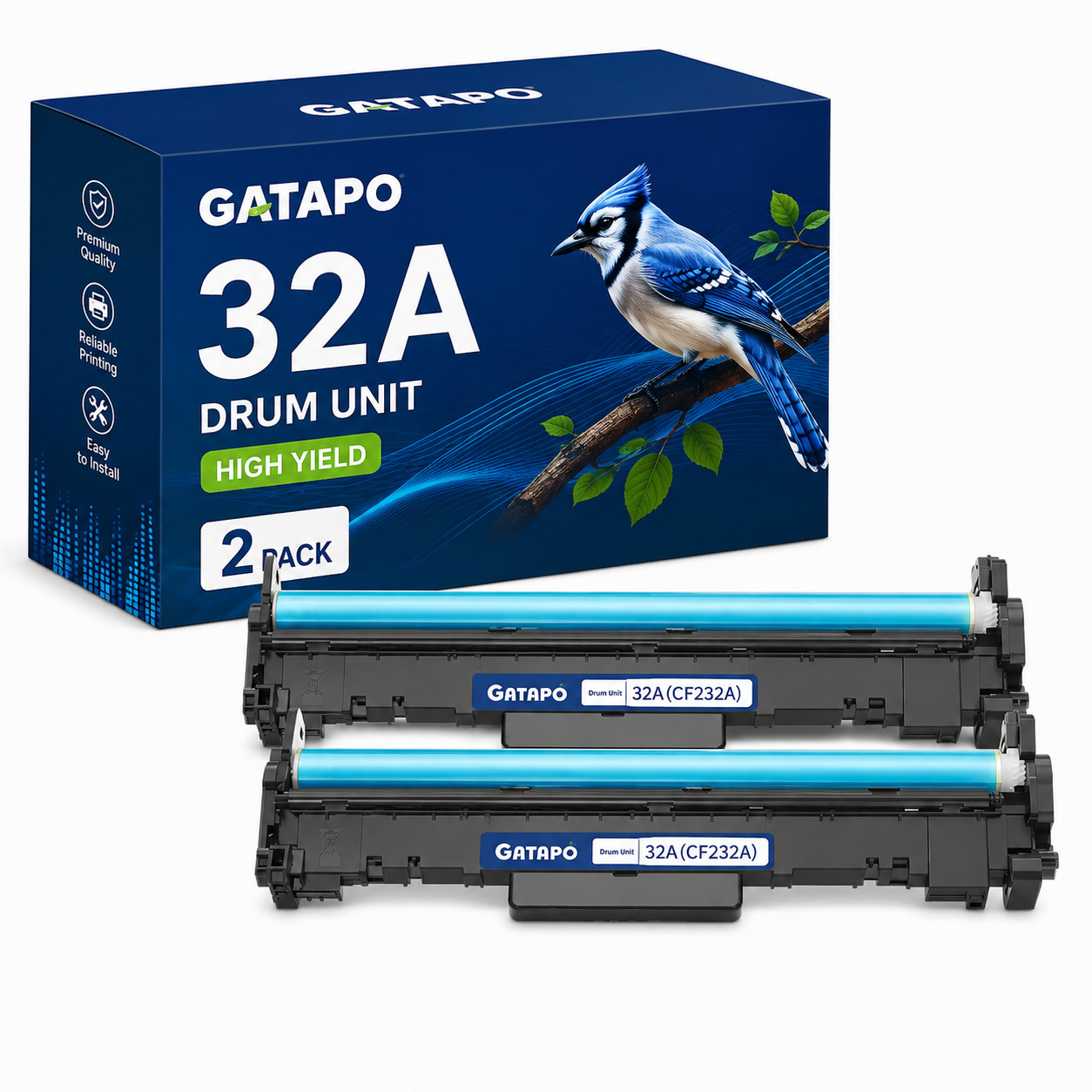2Pack 32A CF232A  Drum Unit  for  Laserjet Pro M203dw MFP M227fdw M227fdn