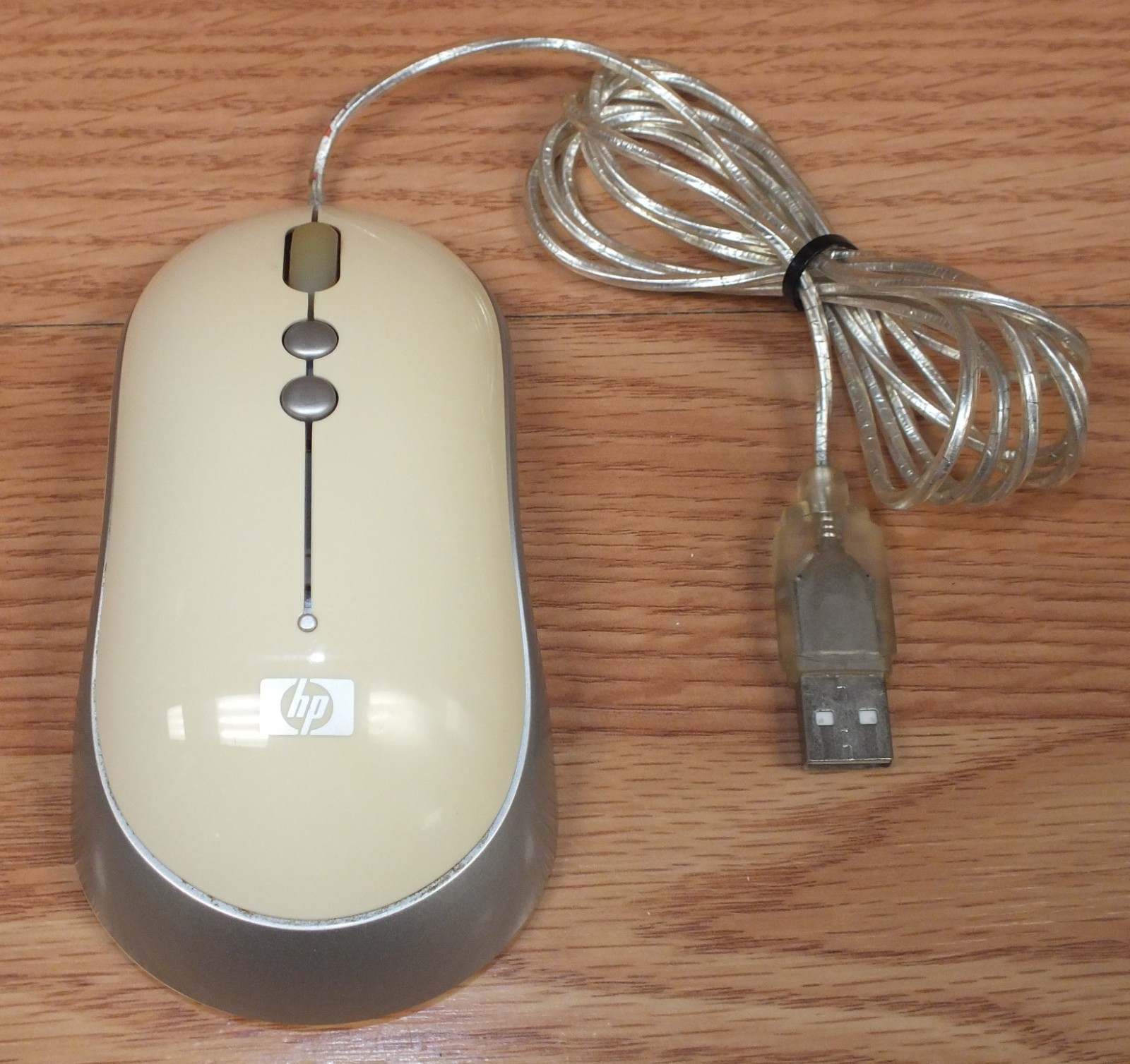 Genuine Vintage HP (P2351AA) Optical USB Wired Computer Mouse Only **READ** 