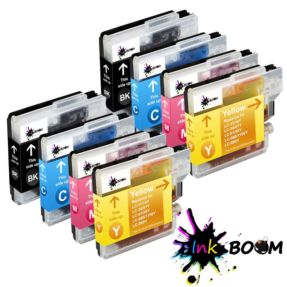 8 Ink Cartridge fits Brother LC61 MFC-6490CW MFC-J270w DCP-163C DCP-J715W