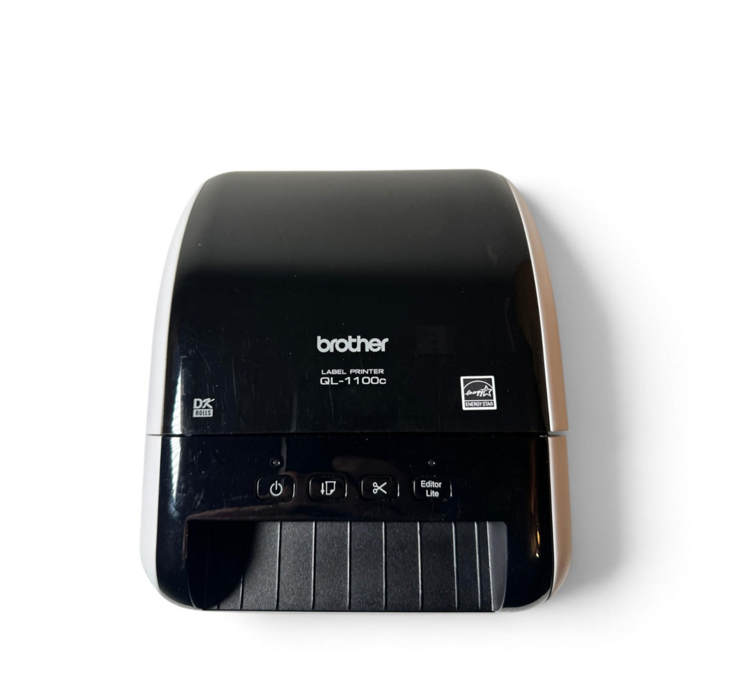 Brother QL-1100C Wide Format Barcode Label Printer Working