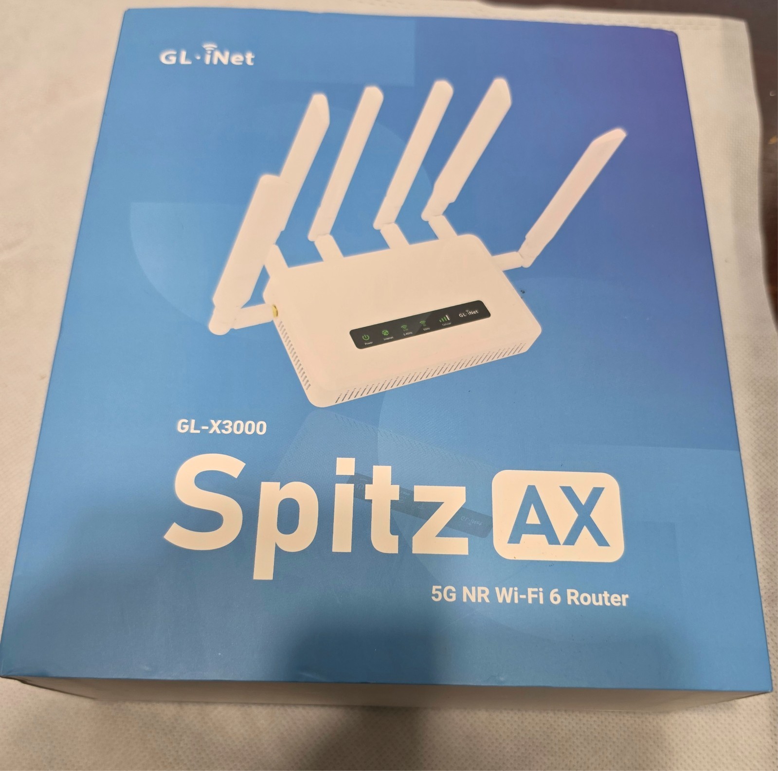GL.iNet Spitz AX 2.5 Gbps Cellular Gateway Router - White (GL-X3000)