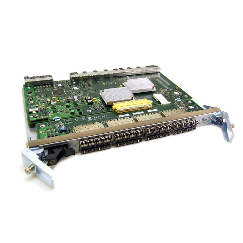 HP Brocade 32-Port SW48000 Storage Works Card 411857 w/32x Avago AFBR-57R6AEZ