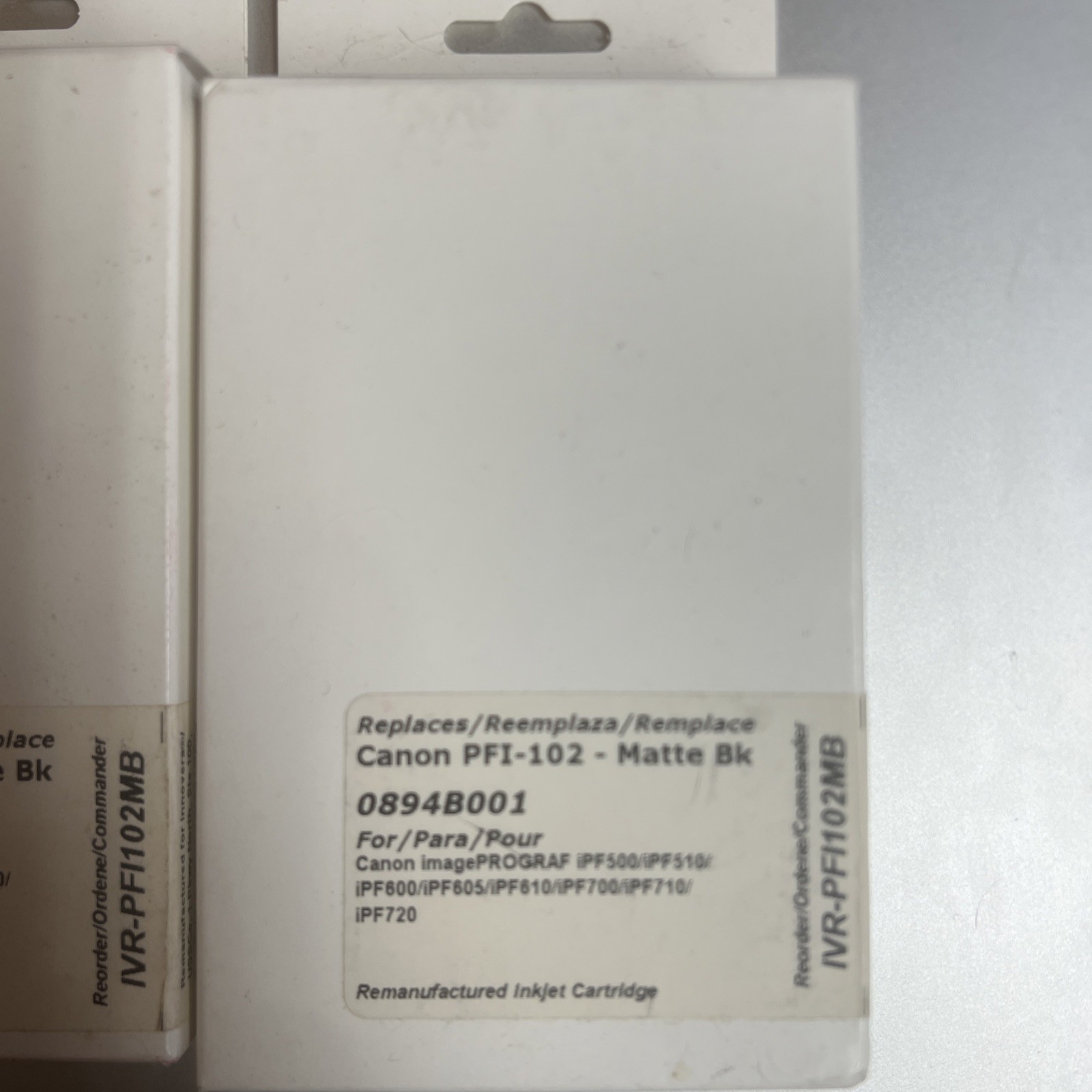 Canon PFI-102MBK Matte Black Ink Tank OEM Genuine imagePROGRAF iPF