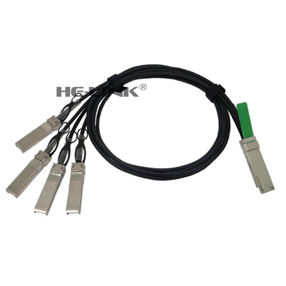 331-8151 Dell Networking Compatible 3meters QSFP+ to 4SFP+ Passive DAC Cable
