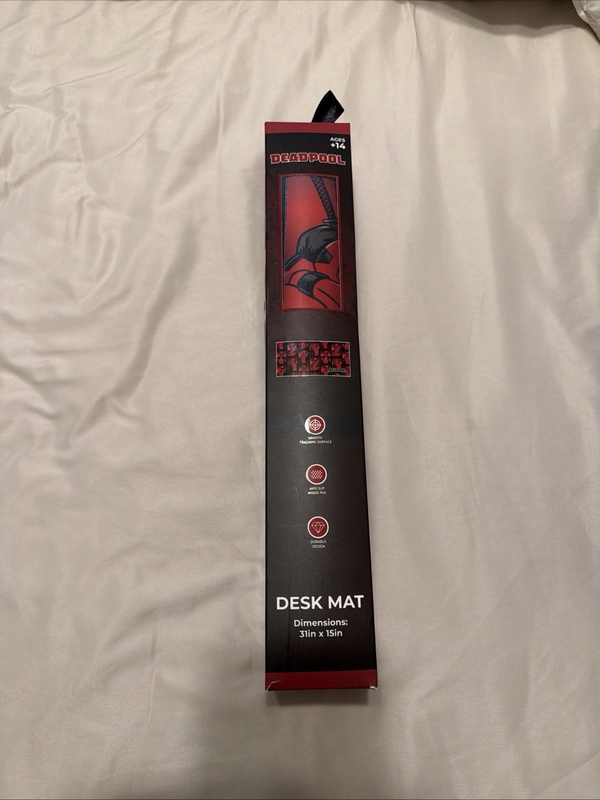 Marvel Deadpool Desk Mat Gaming Mouse Pad 31in x 15in
