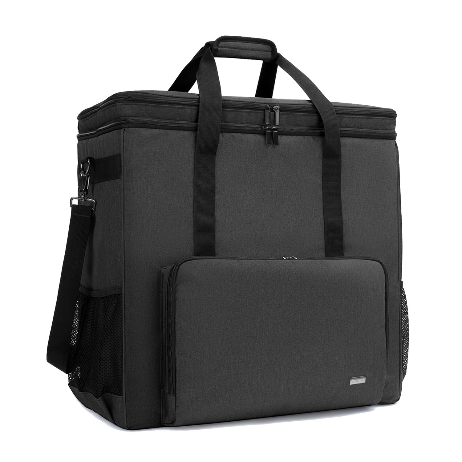 CURMIO Double-Layer PC Carrying Case, Desktop Computer Travel Bag for PC Chas...