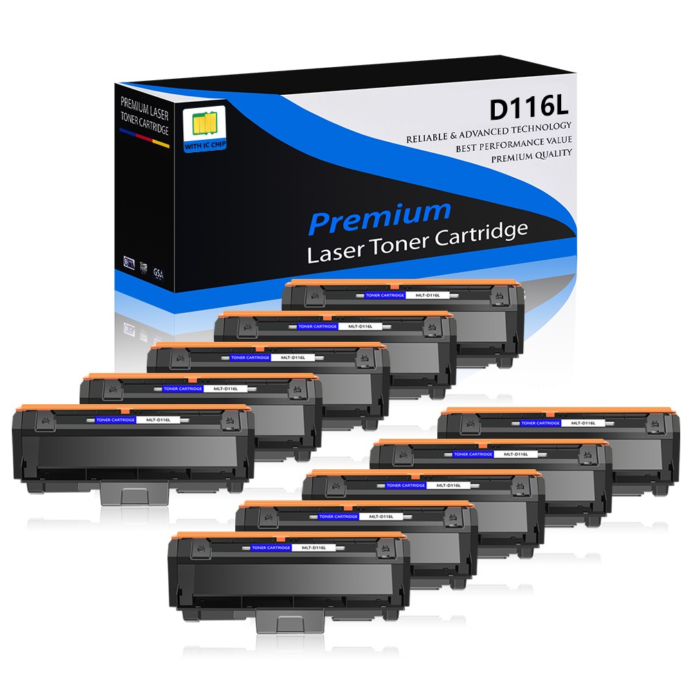 10PK MLT-D116L Toner Cartridge for Samsung 116L SL-2625D SL-2825DW SL-2825WN