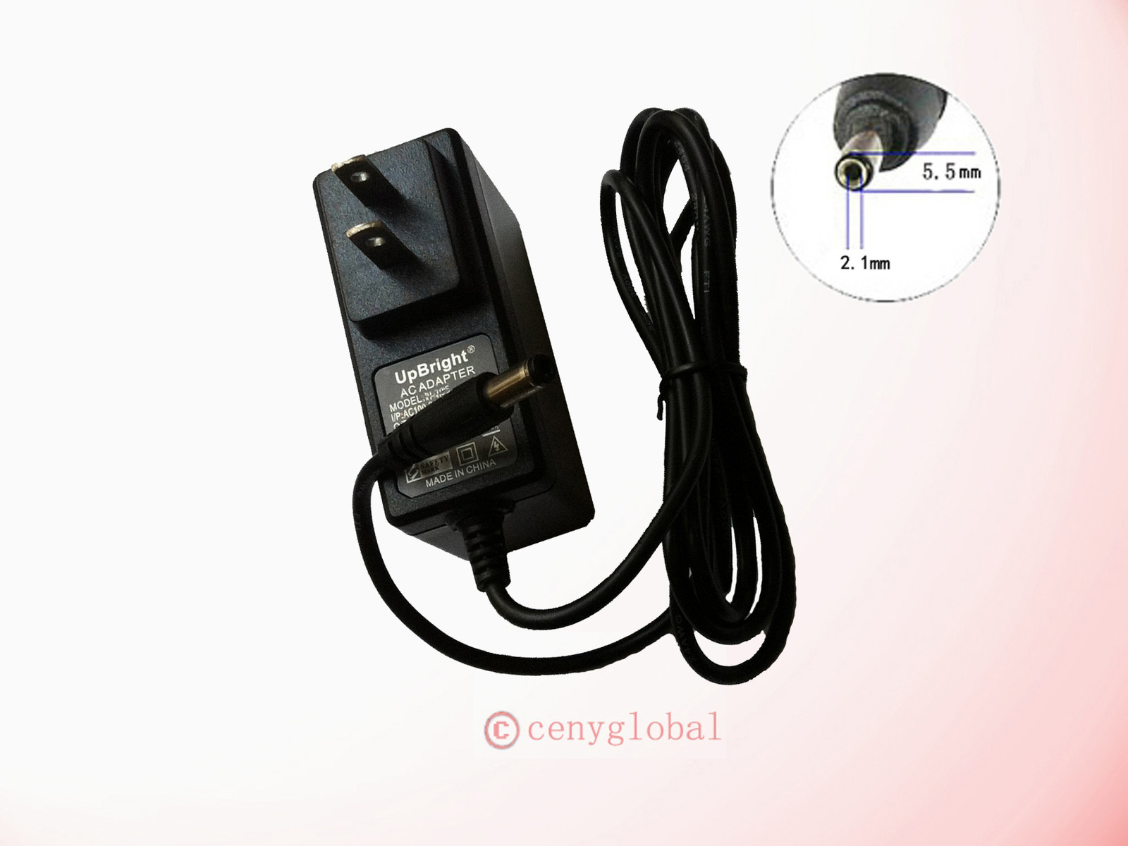 Global Mains AC 100V-240V Converter Adapter DC Power Supply 5.5mm x 2.1mm Series