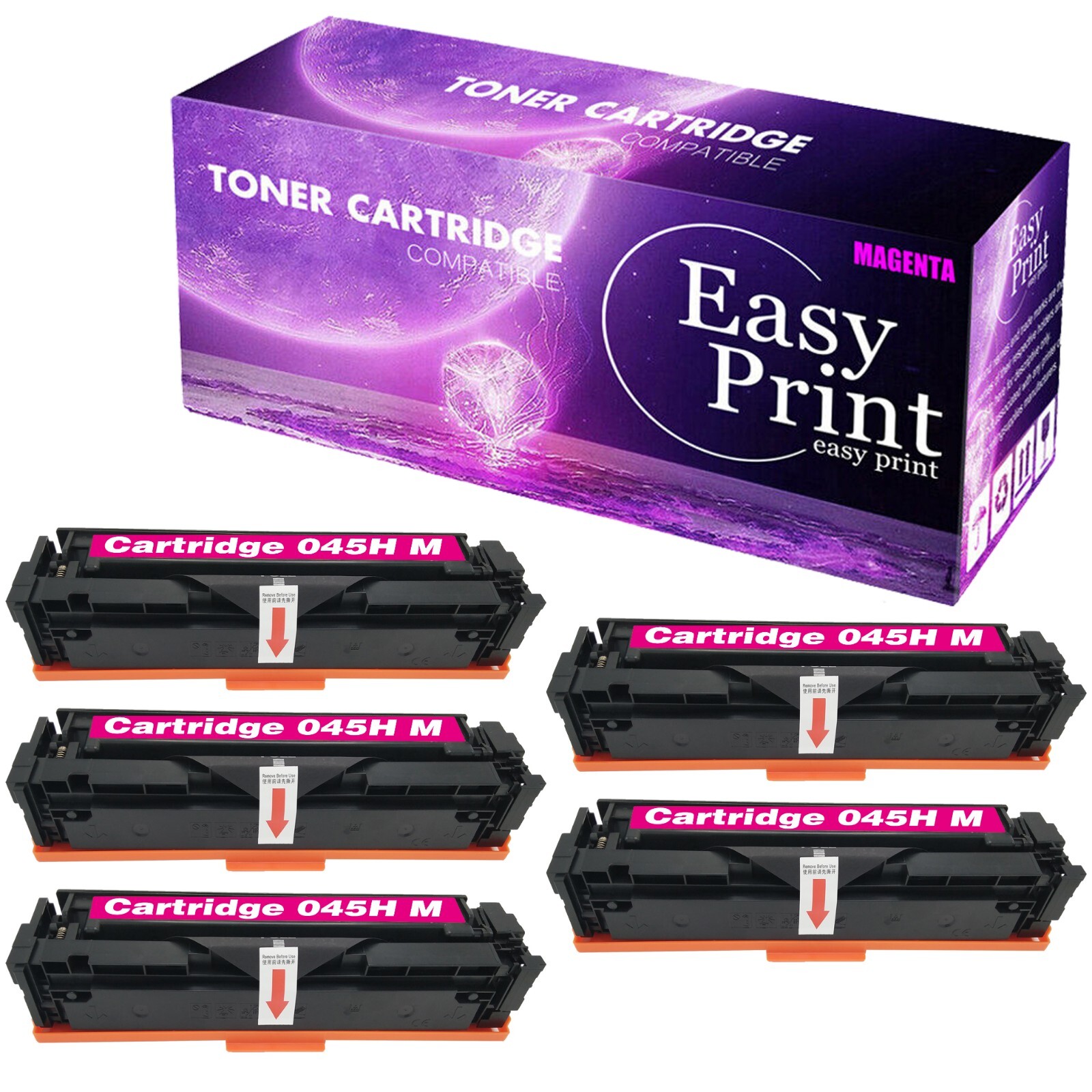 5PK 045H 45H Toner Cartridge imageCLASS 633Cdw 635Cx Printer Magenta