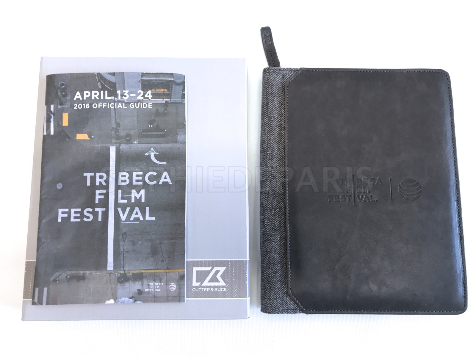 Cutter & Buck x At&t Tribeca Film Festival Vip Leather Zippered Techpad iPad 5 