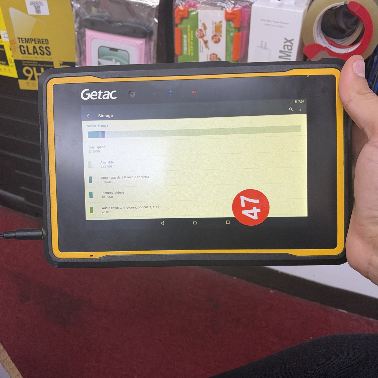 Qty.2 Getac Isaac Powered  ZX70 Intel ATOM X5 Rugged 16GB Tablet