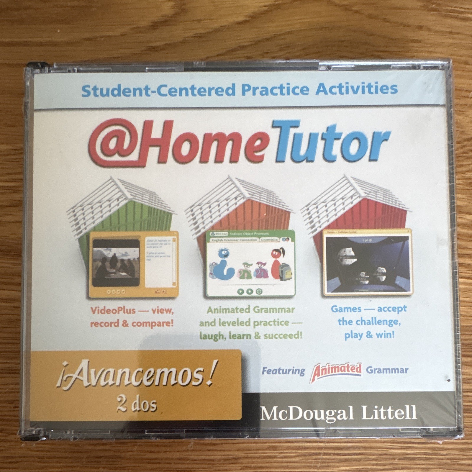 McDougal Littell @HomeTutor ¡Avancemos 2 CD, Spanish, Win/Mac, MPN 2-91965