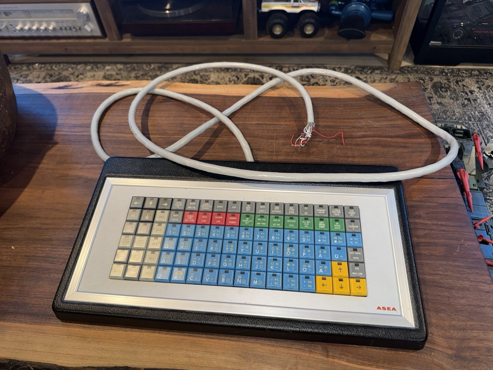 VINTAGE IBM ASEA QDHI Industrial Computer Keyboard Sweden