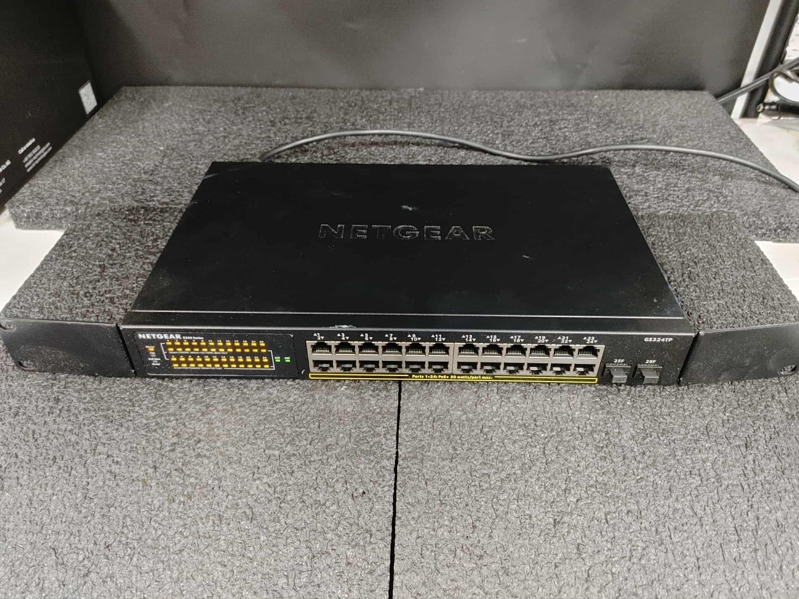 Netgear GS324TP S350 24-Port Gigabit PoE+Ethernet Smart Managed ProSwitch w/2SFP
