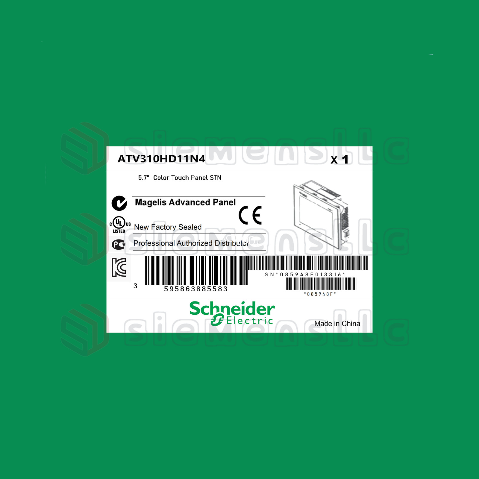 ATV310HD11N4 Schneider PLC Module fedex or DHL