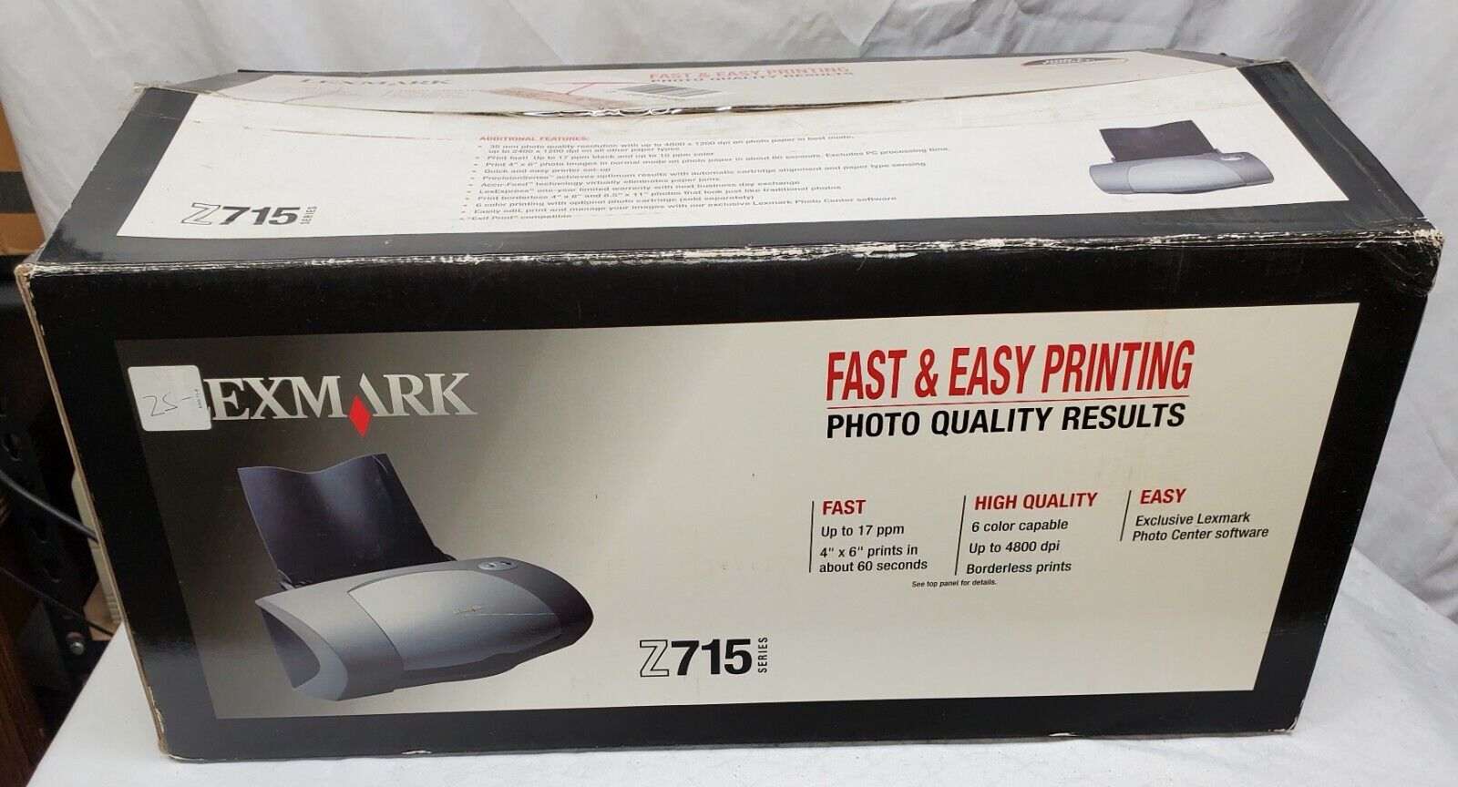NIB - Lexmark - Z715 - Photo Quality Printer - Open Box - UN-Tested - READ