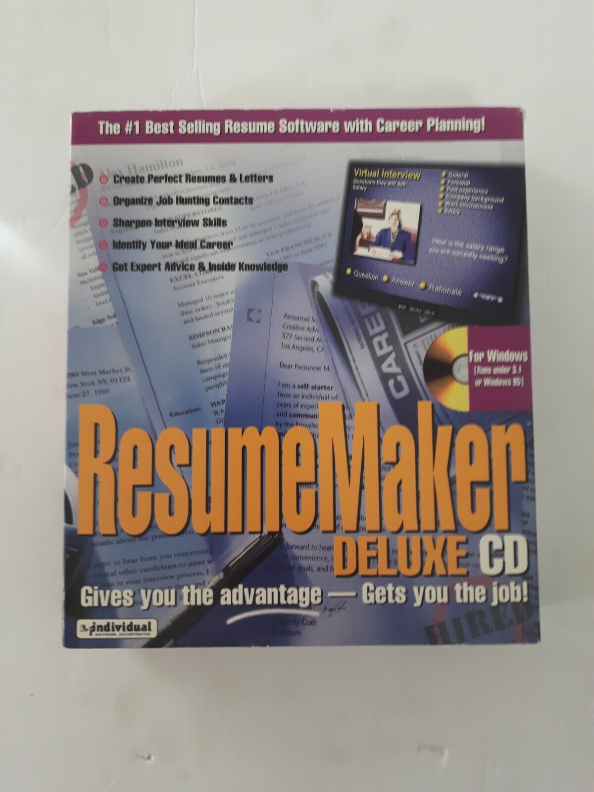 Resume Maker DELUXE EDITION. [CD] Brand New Sealed
