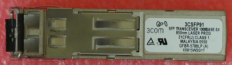 GENUINE 3COM 3CSFP91 1000BASE-SX SFP TRANSCEIVER 50xAvailable