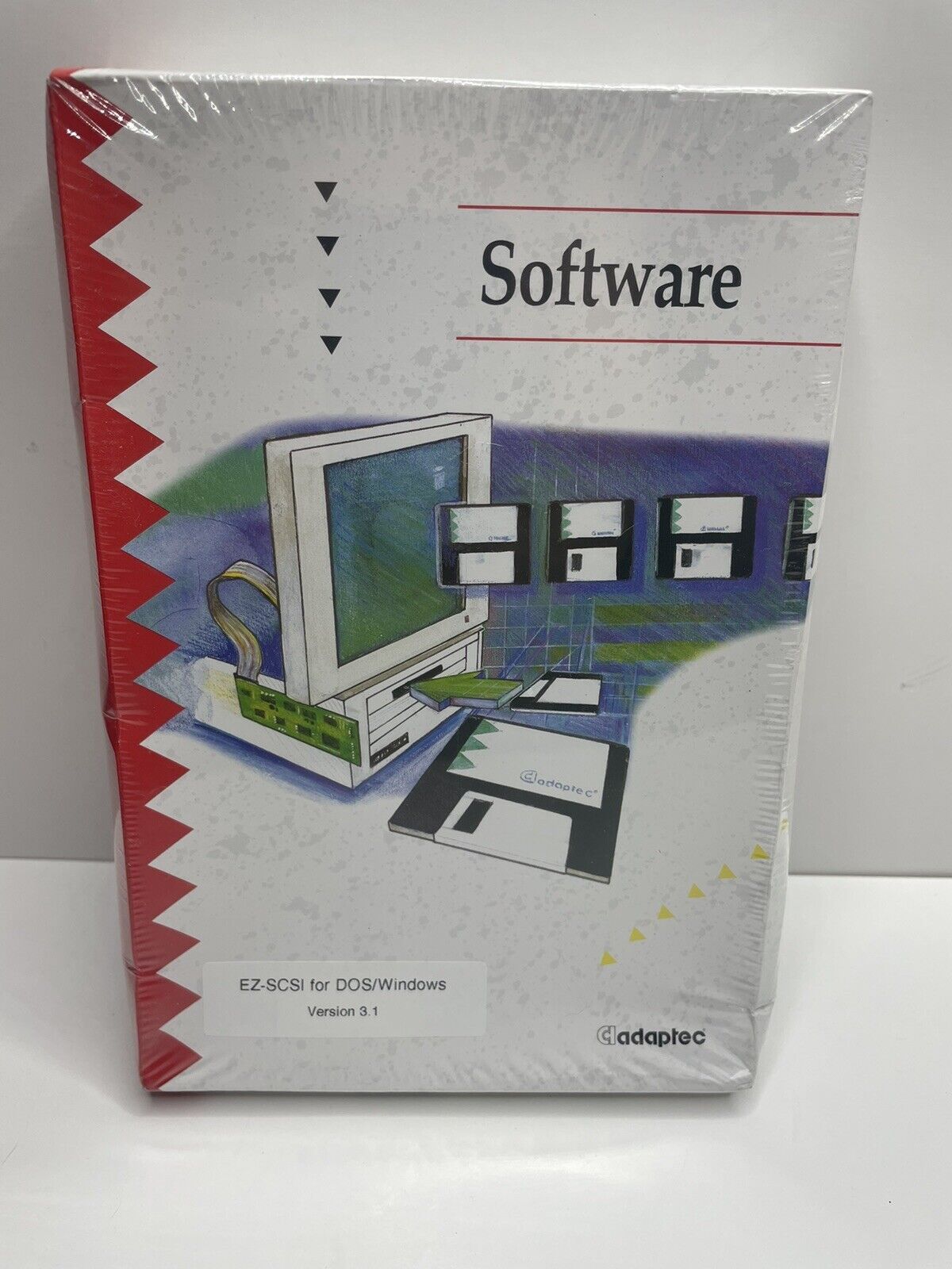 Rare Vintage adaptec EZ-SCSI For DOS/Windows Version 3.1 Sealed