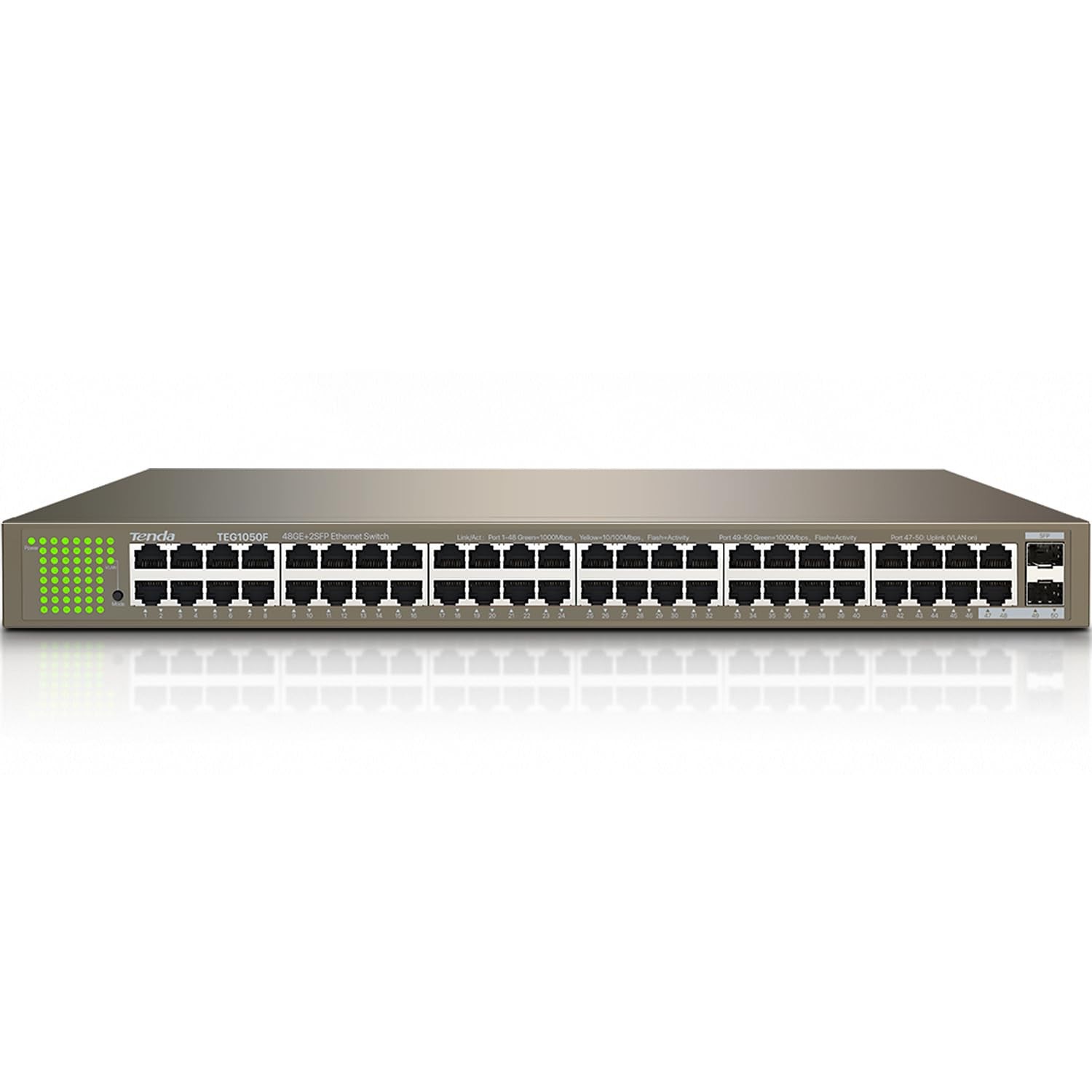 TEG1050F, 48 Port Gigabit Switch, Unmanaged Ethernet Switch with 48 Gigabit Port