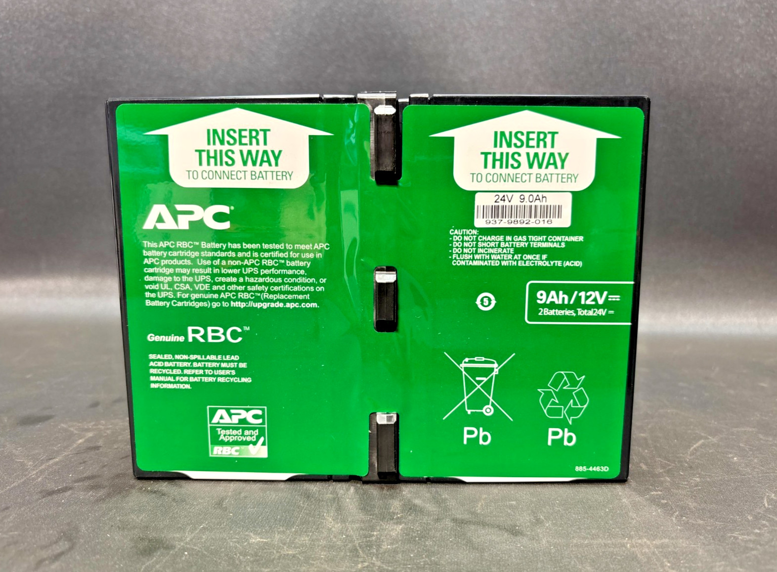 APC Genuine RBC123 Replacement Battery #123 APCRBC123 New Open Box Tested Works