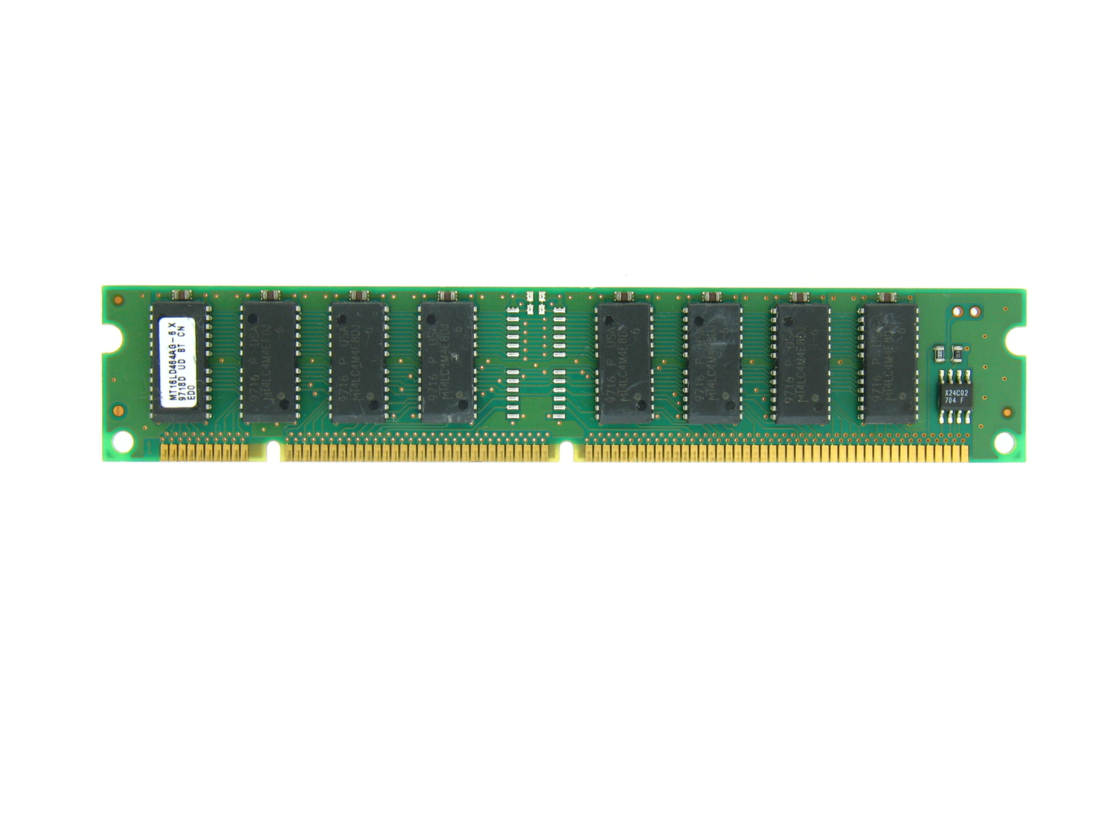 MT16LD464AG- 6 X COMPUTER MEMORY MODULE 168 PIN LOT OF 25